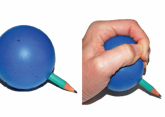 Bola para Adaptação de Lápis. Pacote com 10 unidades.